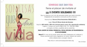 X Evento Solidario Sonrisas que dan vida